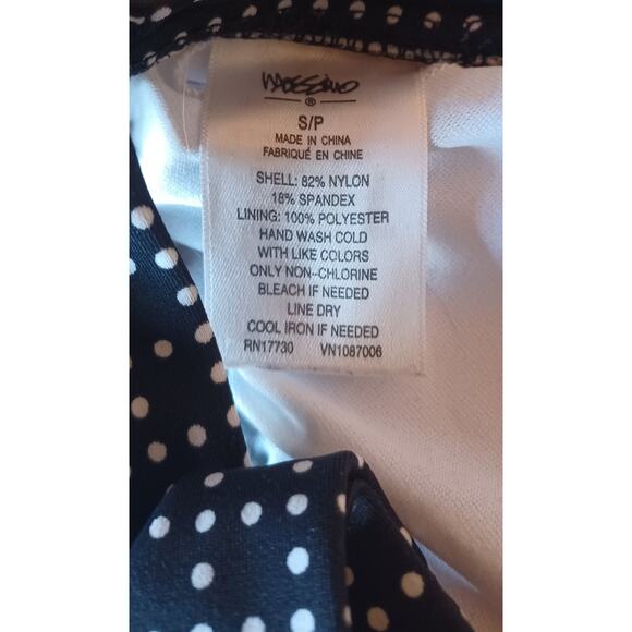 Mossimo Halter Bikini Top Black Women's Small Wide Straps for Neck and Back - Picture 5 of 5